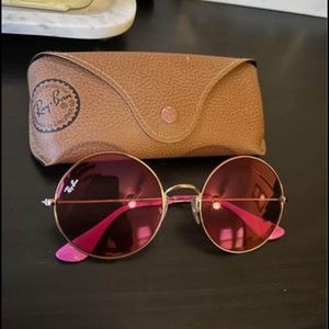 Pink Round Ray Bans
